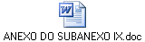 ANEXO DO SUBANEXO IX.doc