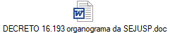 DECRETO 16.193 organograma da SEJUSP.doc