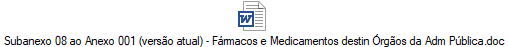 Subanexo 08 ao Anexo 001 (versão atual) - Fármacos e Medicamentos destin Órgãos da Adm Pública.doc