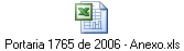 Portaria 1765 de 2006 - Anexo.xls