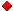 Ícone de losango vermelho